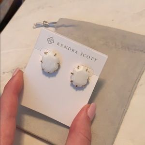 Kendra Scott Morgan gold white mother pearl
